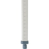 Стойка для стеллажа стационарного, H1.38м, полимер Microban, для влажных помещений