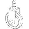 Колесо фиксированное для стеллажа мобильного Metromax и Super Erecta, D127мм, обод резина упругая